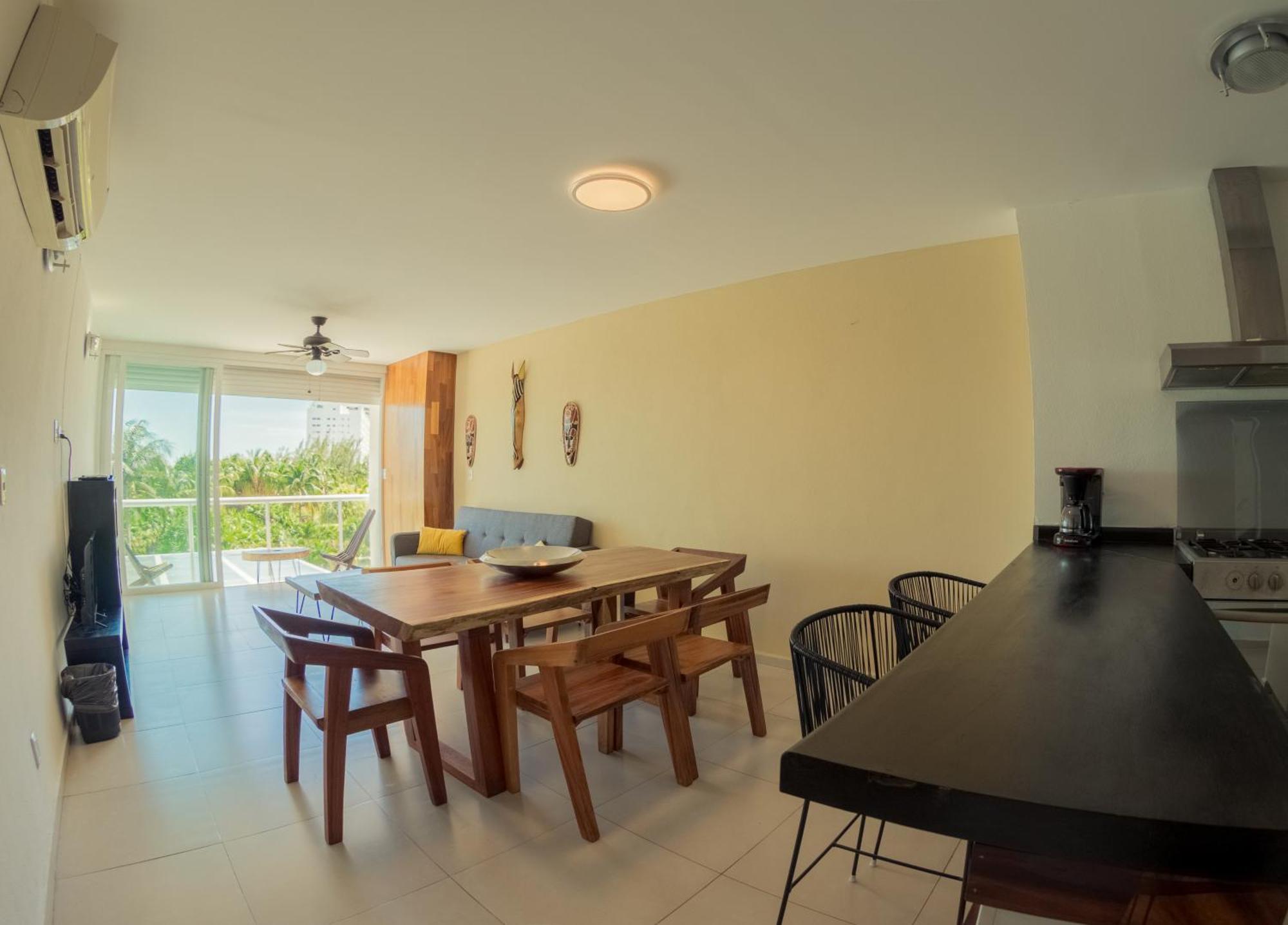 New Beachfront Luxury Apartments Cancún Kültér fotó